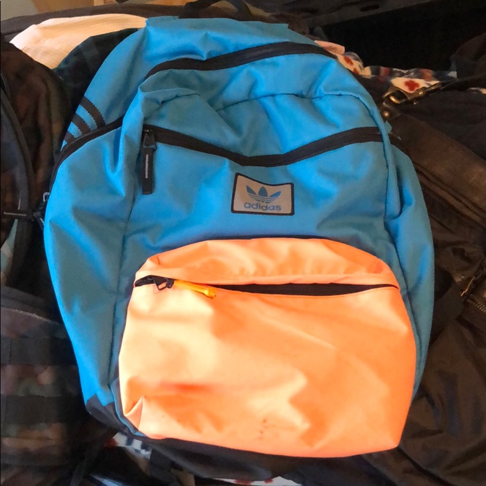 Adidas book bag. Little dirty from the closet.